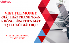 Giải pháp thanh toán không dùng tiền mặt tại cơ sở giáo dục