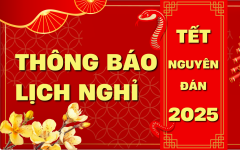 Lịch nghỉ tết Âm lịch và lễ Quốc khánh năm 2025 với cán bộ, công chức, viên chức