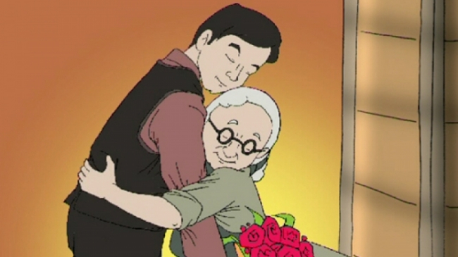 Bó hoa hồng tặng mẹ